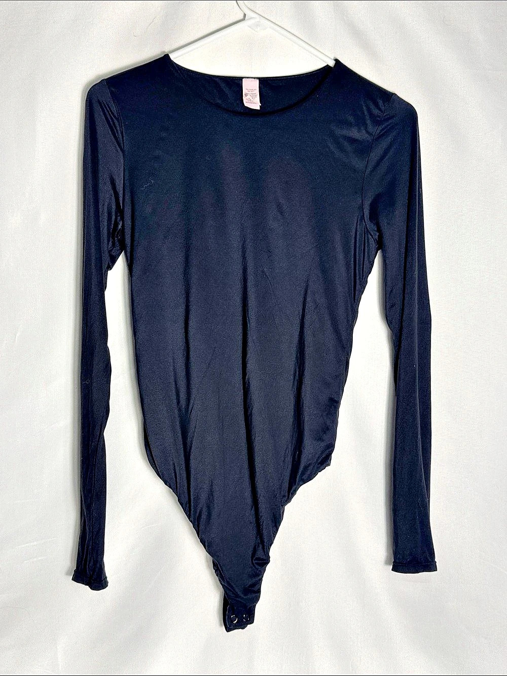 Victoria's Secret Bodywear by Victoria Black Long Sleeve Bodysuit